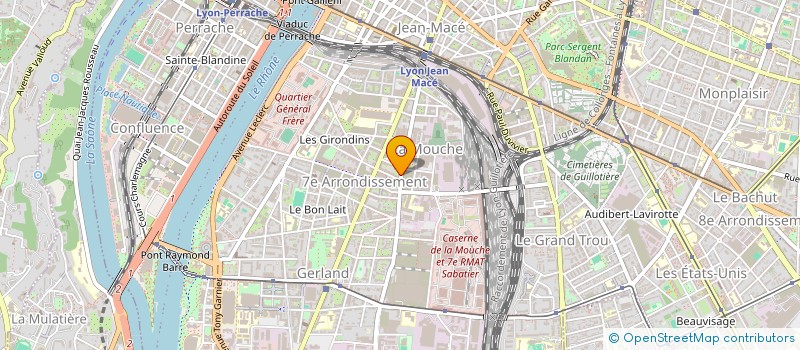 localisation de l'entreprise MONSIEUR IMAN DELBOIS  LYON