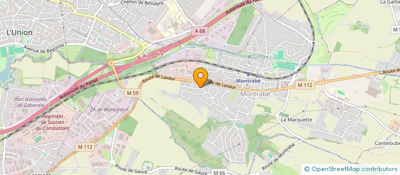 localisation de l'entreprise MONSIEUR IMANE KALA  MONTRABE