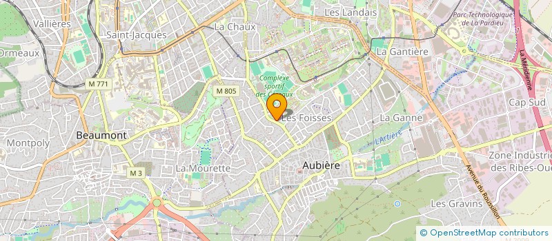 localisation de l'entreprise MONSIEUR IMED AJROUDI  AUBIERE