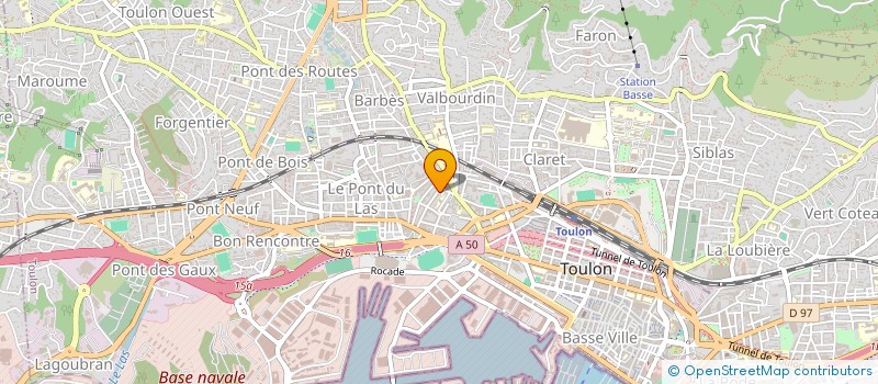 localisation de l'entreprise MONSIEUR IMED AYADI  TOULON