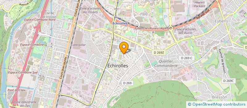 localisation de l'entreprise MONSIEUR IMED AZAIEZ  ECHIROLLES