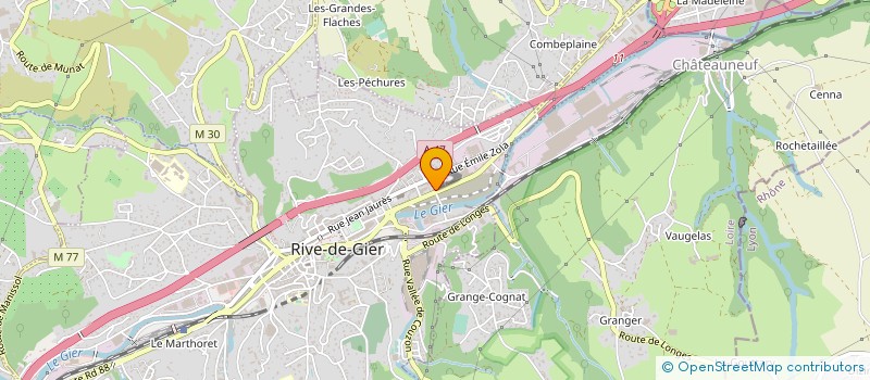 localisation de l'entreprise MONSIEUR IMED BEN MOUSSA  RIVE-DE-GIER