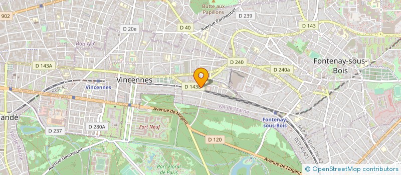 localisation de l'entreprise MONSIEUR IMED BOUGHZALA à VINCENNES