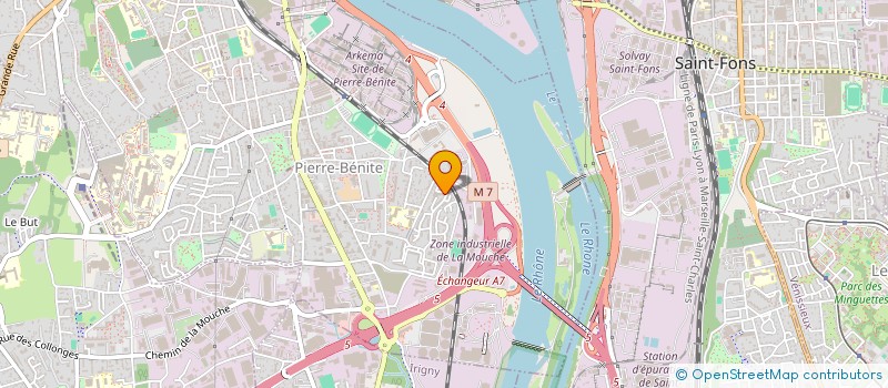 localisation de l'entreprise MONSIEUR IMED BOUSSETTA  OULLINS-PIERRE-BENITE