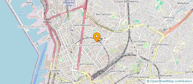 localisation de l'entreprise MONSIEUR IMED EDDINE CHERAYETT  MARSEILLE