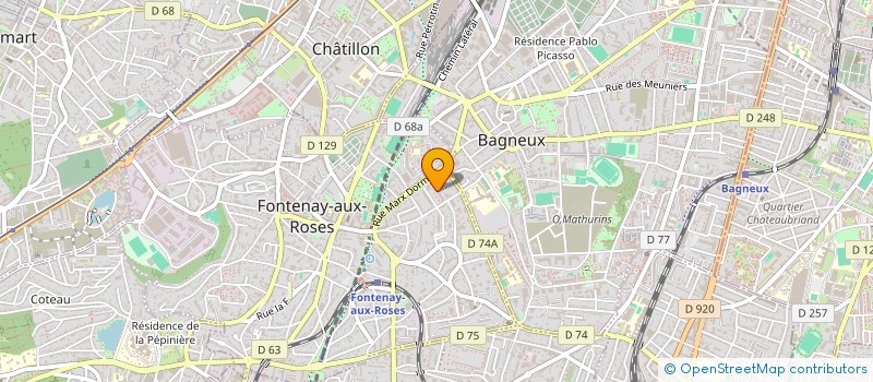 localisation de l'entreprise MONSIEUR IMED-EDDINE SAYAH  FONTENAY-AUX-ROSES