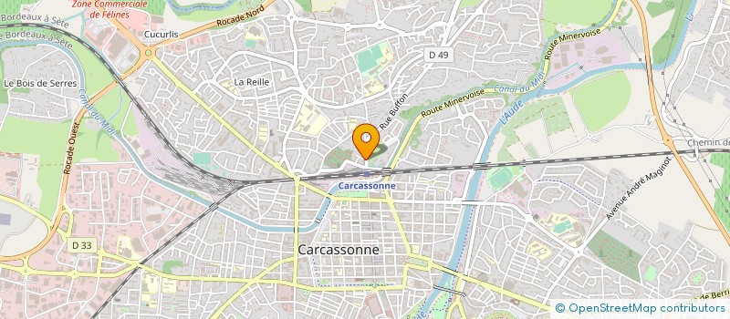 localisation de l'entreprise MONSIEUR IMED EL MOUSSAOUI à CARCASSONNE