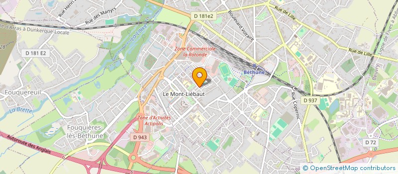 localisation de l'entreprise MONSIEUR IMED ESSRAB  BETHUNE