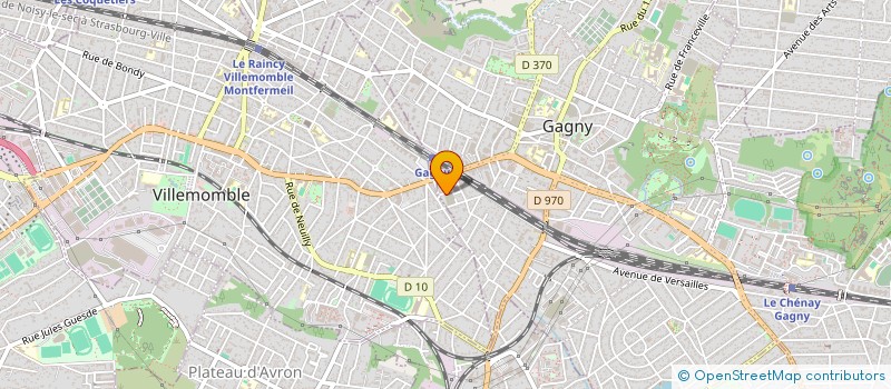 localisation de l'entreprise MONSIEUR IMED GALLAOUI  GAGNY