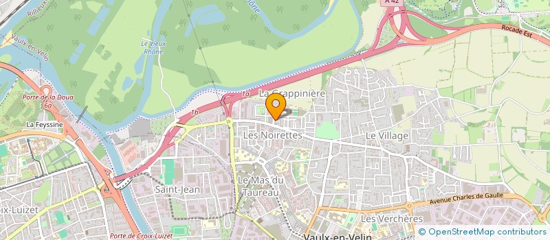 localisation de l'entreprise MONSIEUR IMED GUELLAL  VAULX-EN-VELIN