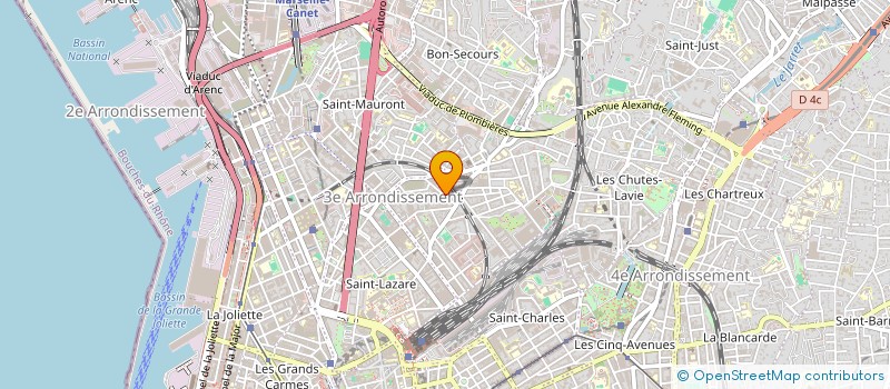 localisation de l'entreprise MONSIEUR IMED HAMADI à MARSEILLE