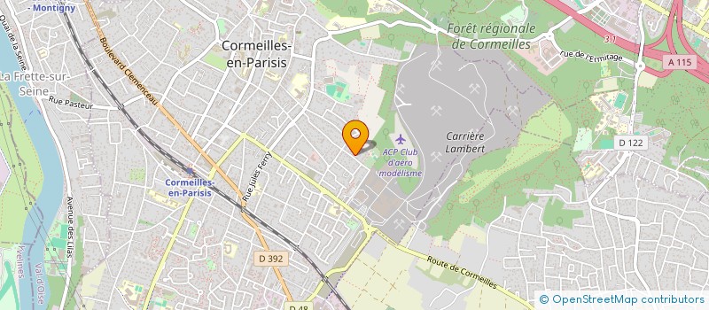 localisation de l'entreprise MONSIEUR IMED JERBI  CORMEILLES-EN-PARISIS