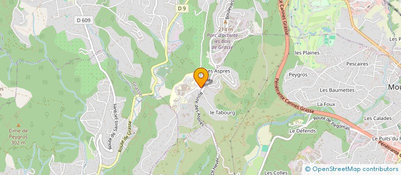 localisation de l'entreprise MONSIEUR IMED KASSEM  GRASSE