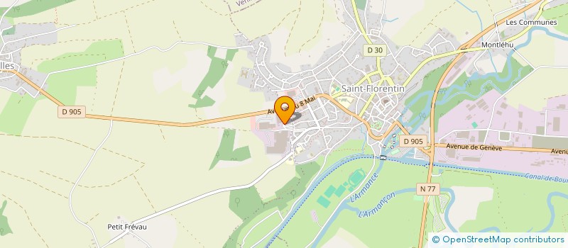 localisation de l'entreprise MONSIEUR IMED LETAEIF  SAINT FLORENTIN