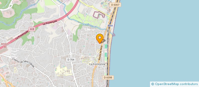 localisation de l'entreprise MONSIEUR IMED M'BAREK à ANTIBES