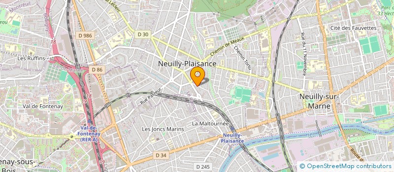 localisation de l'entreprise MONSIEUR IMED MENSI  NEUILLY-PLAISANCE