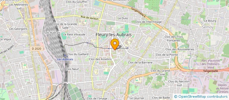 localisation de l'entreprise MONSIEUR IMED MEZNI  FLEURY-LES-AUBRAIS