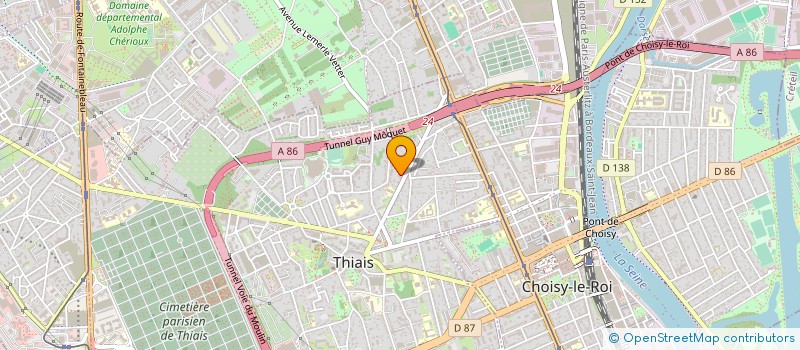 localisation de l'entreprise MONSIEUR IMED MLAYAH  THIAIS