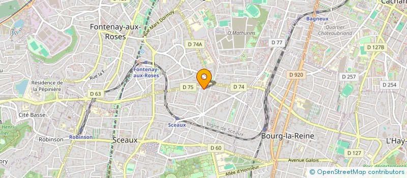 localisation de l'entreprise MONSIEUR IMED NAJAR à SCEAUX