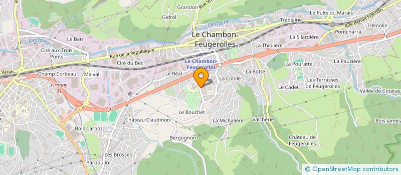 localisation de l'entreprise MONSIEUR IMED REGGAD à LE CHAMBON-FEUGEROLLES