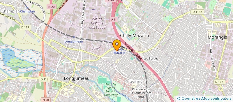 localisation de l'entreprise MONSIEUR IMED SAAFI  CHILLY-MAZARIN