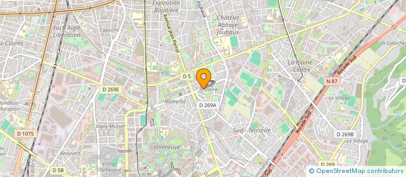 localisation de l'entreprise MONSIEUR IMED TABCHICHE  GRENOBLE