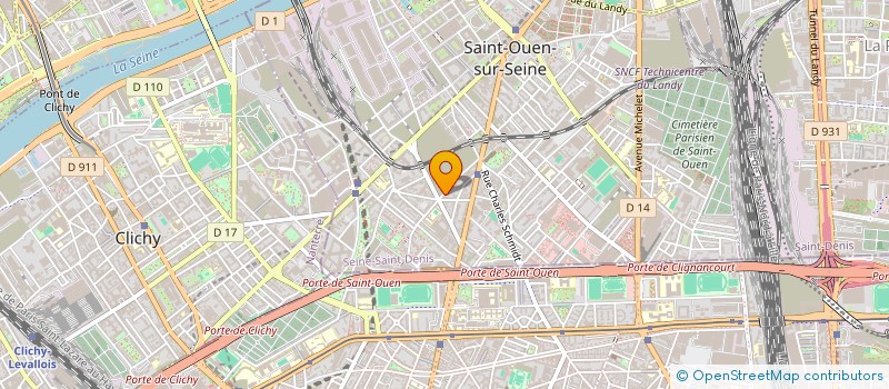 localisation de l'entreprise MONSIEUR IMRAN ASIF à SAINT-OUEN-SUR-SEINE