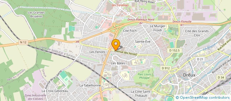 localisation de l'entreprise MONSIEUR IMRAN BOUTAHAR à DREUX