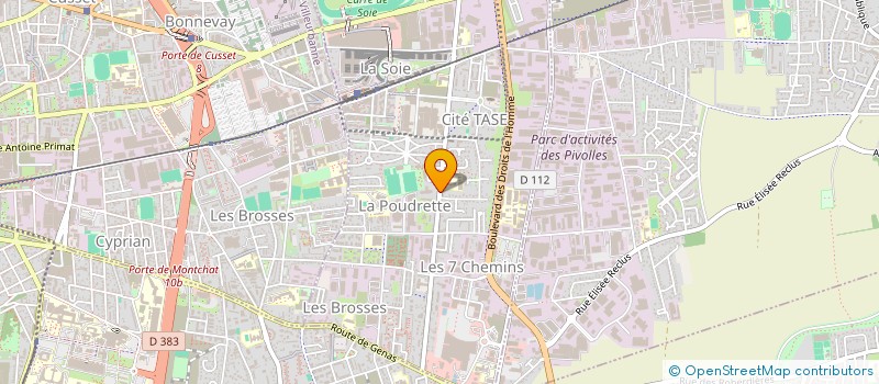 localisation de l'entreprise MONSIEUR IMRAN ELMAGHRAOUI  VAULX-EN-VELIN