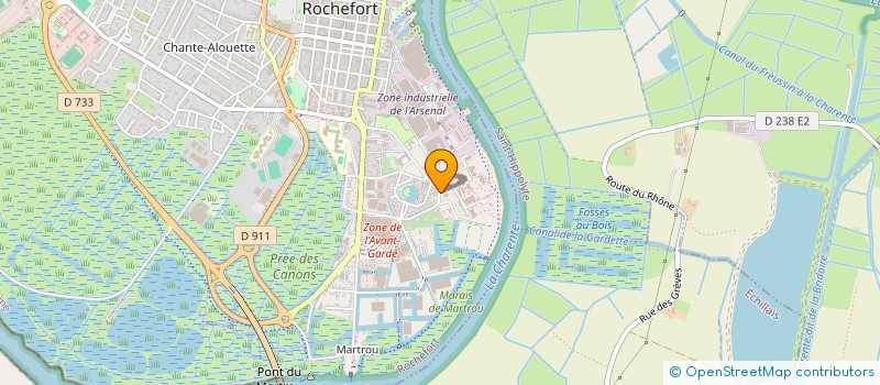 localisation de l'entreprise MONSIEUR IMRAN HOSSAIN  ROCHEFORT