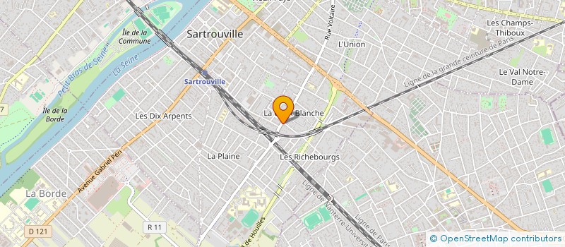 localisation de l'entreprise MONSIEUR IMRAN KAKAR  SARTROUVILLE