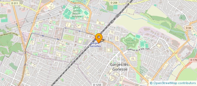 localisation de l'entreprise MONSIEUR IMRAN KHAN  GARGES LES GONESSE