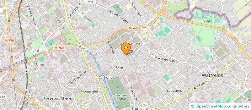 localisation de l'entreprise MONSIEUR IMRAN LIAQAT  ROUBAIX