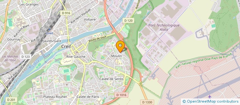 localisation de l'entreprise MONSIEUR IMRAN MARTIN  CREIL