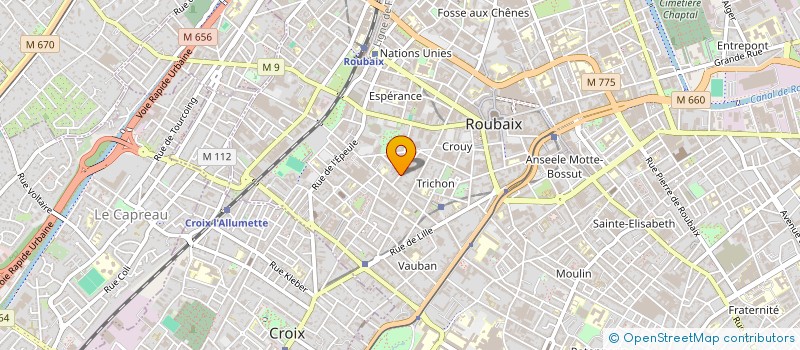 localisation de l'entreprise MONSIEUR IMRAN MIA KHAIL  ROUBAIX