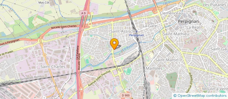 localisation de l'entreprise MONSIEUR IMRAN NASERI  PERPIGNAN