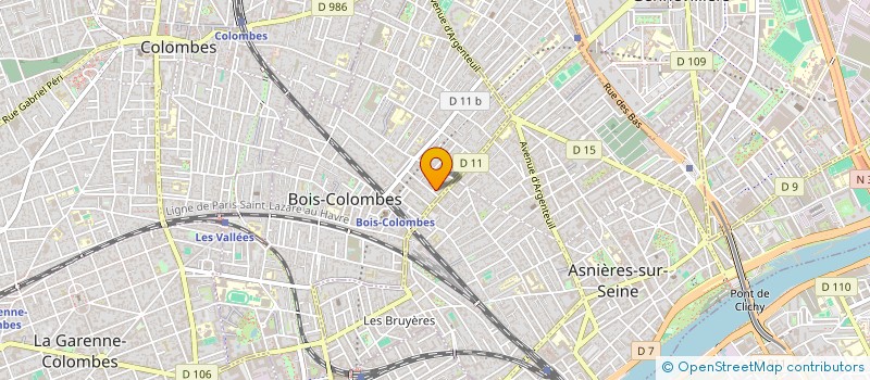 localisation de l'entreprise MONSIEUR IMRAN TEL à BOIS-COLOMBES