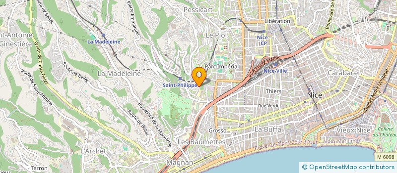 localisation de l'entreprise MONSIEUR IMRAN TOVSOULTANOV à NICE