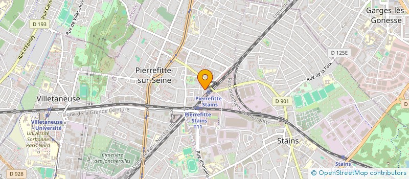localisation de l'entreprise MONSIEUR IMRANA HAMADA à PIERREFITTE-SUR-SEINE