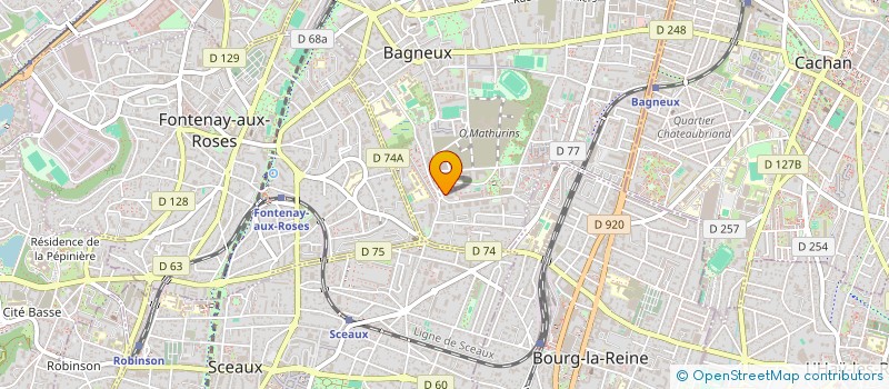 localisation de l'entreprise MONSIEUR IMRANE ABDALLAH à BAGNEUX