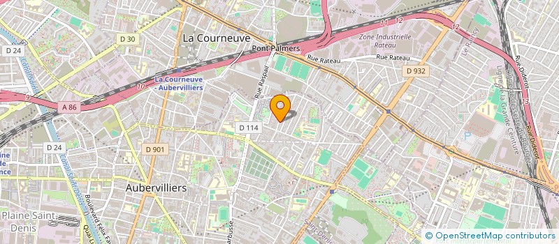 localisation de l'entreprise MONSIEUR IMRANE ALILOU  AUBERVILLIERS