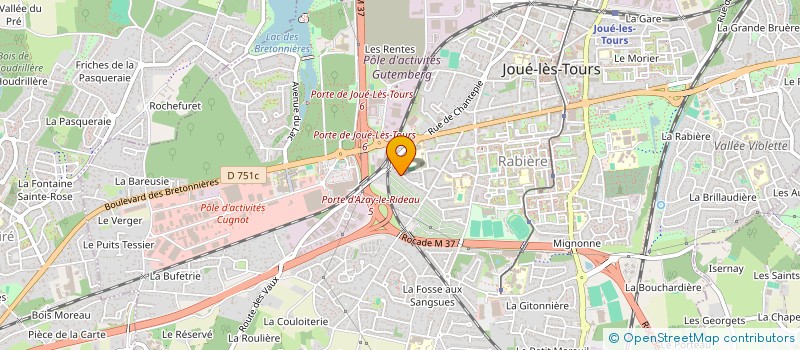 localisation de l'entreprise MONSIEUR IMRANE BOUCHEMA  JOUE-LES-TOURS