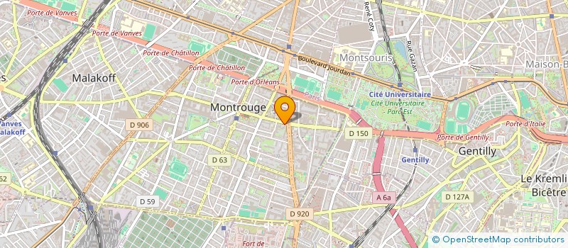 localisation de l'entreprise MONSIEUR IMRANE DAOUD  MONTROUGE