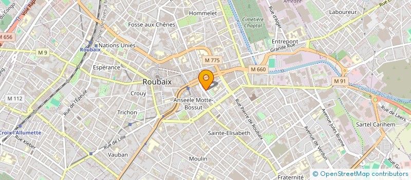 localisation de l'entreprise MONSIEUR IMRANE HATEM  ROUBAIX