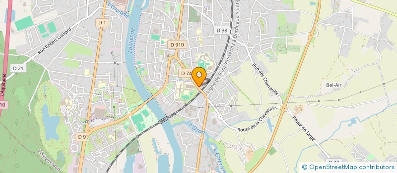 localisation de l'entreprise MONSIEUR IMRANE MEGUELLATI  CHATELLERAULT