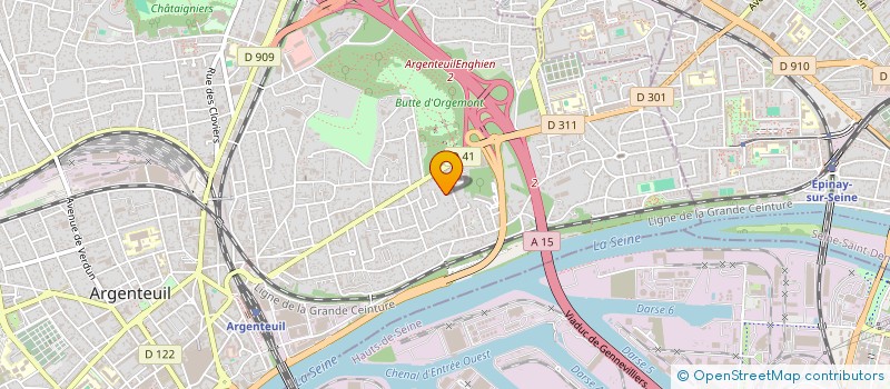 localisation de l'entreprise MONSIEUR IMRANE MEREGHNI  ARGENTEUIL