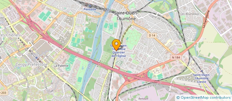 localisation de l'entreprise MONSIEUR IMRANE OUBAKHTI à SAINT-OUEN-L'AUMONE