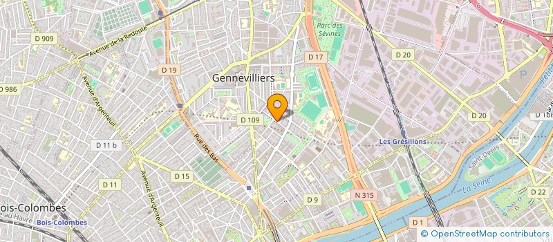 localisation de l'entreprise MONSIEUR IMRANE SOGNANE à GENNEVILLIERS