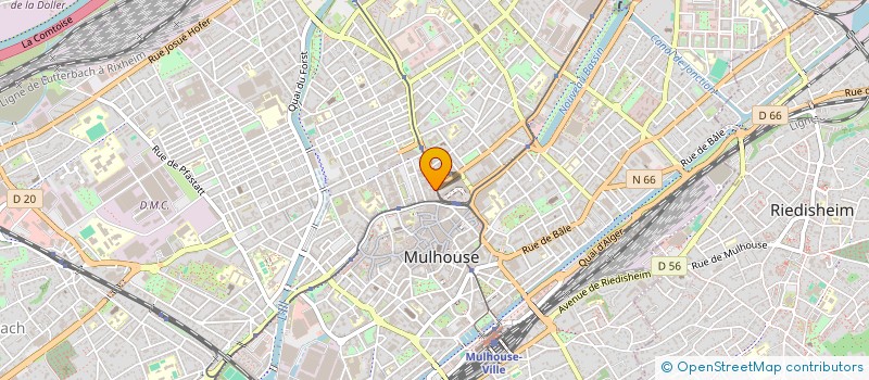 localisation de l'entreprise MONSIEUR IMRANE YOUSSOUFA  MULHOUSE