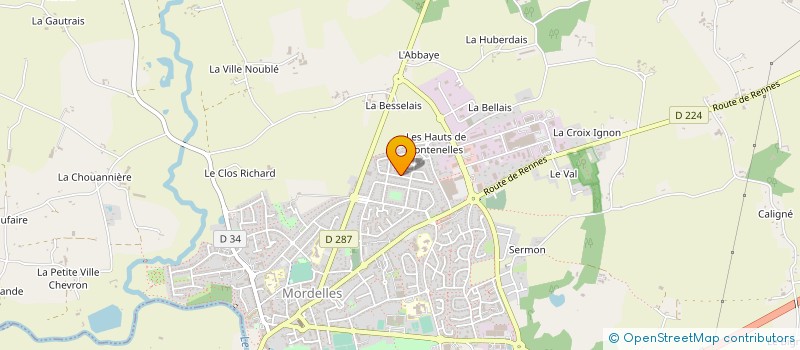 localisation de l'entreprise MONSIEUR IMRE CSATLOS  MORDELLES